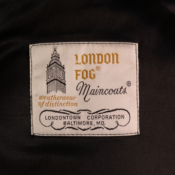 Vintage London Fog Maincoats Charcoal Grey Men's Coat With Removable Liner - Picture 13 of 16